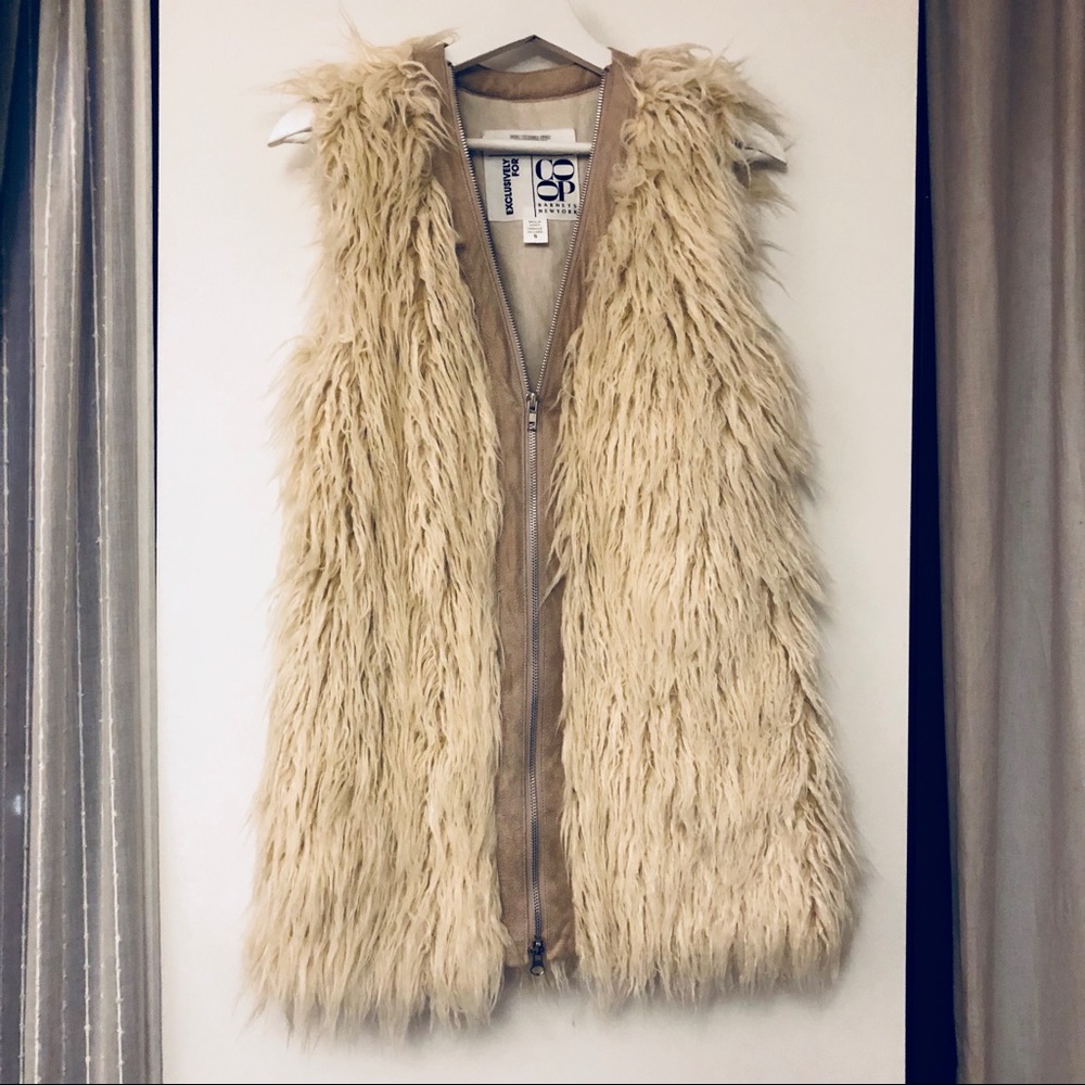 Barney’s CO OP Faux Fur Vest